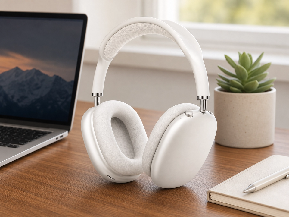 Auriculares inalámbricos Bluetooth AirMax blancos